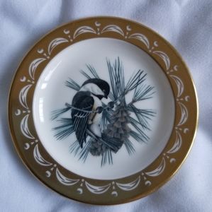 Franklin Porcelain Maine State Bird and Flower